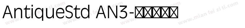AntiqueStd AN3字体转换